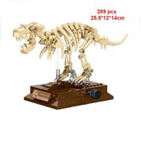 Dinozaurų skeletų fosilijų konstravimo kaladėlių rinkiniai Tyrannosaurus Rex Pterozavras Braachiosaurus MOC Kūrybiški edukaciniai žaislai Dovana