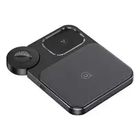 USAMS CD190WXC01 US-CD190 3-in-1 wireless charger | Qi | 15W | black