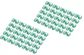 Digitus DIGITUS spalvoti spaustukai RJ45 jungiamajam kabeliui, 100 vnt., žali