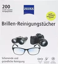 Zeiss Cleaning servetėlės akiniams ir vitrinoms 200 vnt.