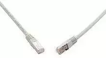 Solarix 10G pataisos kabelis CAT6A SFTP LSOH 1m šedý, atsparus kliūtims C6A-315GY-1MB