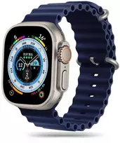 Apyrankė Apple Watch 4 / 5 / 6 / 7 / 8 / 9 / SE / Ultra 1 / 2 (42 / 44 / 45 / 49 mm) Tech-Protect IconBand Pro Midnight mėlynos spalvos