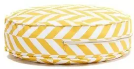 Vaikiškas pufas Wigiwama Mustard Herringbone