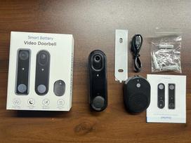 Wireless Smart Doorbell with Camera, Photo Capture, and Extended Standby