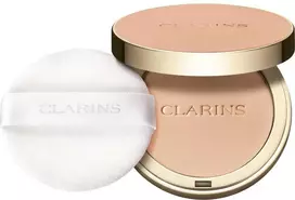 „Clarins Ever Matte“ matinio paviršiaus kompaktiška pudra, 03 šviesiai vidutinė, 10 g