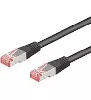 Goobay Kabelis LAN Patchcord CAT 6 S/FTP LSZH Juodas 2m