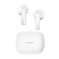USAMS Bluetooth 5.0 TWS SM Series Wireless Earbuds, White | BHUSM01 (US-SM001)