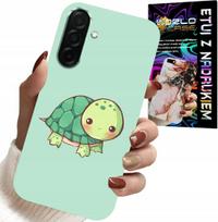 Etui Do Samsung Galaxy A36 5G - Słodkie Żółwki Wzory Dla Dzieci + Szkło