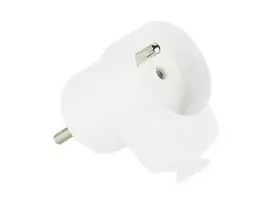 Blow 2382# Baltas kampinis kištukas wt-16g su elektros lizdu