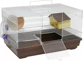 Panama Pet – graužikų narvas laikinai buveinei 47x30x27 cm balta ir pilka