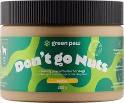 Green Paw Cosma Cannabis Žalias Paw Dont go Nuts 350g – Žemės riešutų sviestas su CBD šunims (žmonėms)
