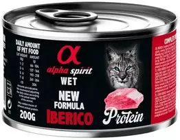 Alpha Spirit WET Iberico konservas katėms su kiauliena 200g 6vnt