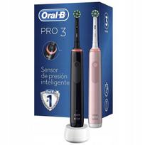 Szczoteczka Do Mycia Zębów Oral-B Pro 3 3900N Czarna + Różowa Dwupak