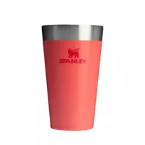 Stanley Beer mug—The Stacking Tumbler, 0.47L, coral red-orange