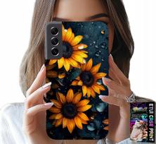 Etui Do Samsung Galaxy S21 - Słoneczniki, Słonecznik, Kwieciste Wzory