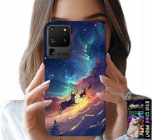 Etui Do Samsung Galaxy S20 Ultra - Reniferek Słodki Renifer Świąteczny Wzór