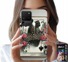 Etui Do Samsung Galaxy S20 Ultra - Karta Król Królowa Poker Karty + Folia