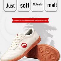 Unisex Soft Leather Tai Chi & Kung Fu Shoes - Comfortable Martial Arts Footwear for Men & Women 36