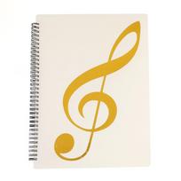 Detachable Piano Music Score Folder Flexible A4 Sheet Music Folder  Document Storage Organizer auksas/balta