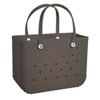 EVA Waterproof Hole-Punch Beach Bag: Wear-Resistant, Soft, Single Shoulder Design. Small Beach Bag 28*11*21cm 380g ežero žalia spalva