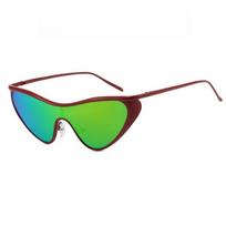 Neutral Fashion Stylish Fashion Alloy Metal One-Piece Cat-Eye Sun Protection Glasses Premium High Quality Premium Fashion Stylish Fashion Sun