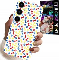 Etui Do Samsung Galaxy M55 5G - Łapki Kości Pies Patrol Bajki + Szkło