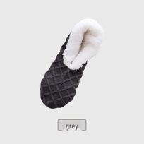 Cozy Ultra-Thick Non-Slip Foot Warmer Socks - Skin-Friendly, No Shedding, Ideal for Postpartum One Size pilka spalva