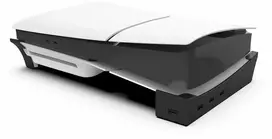 iPega P5S008 horizontalus stovas su USB HUB, skirtas PS5 Slim Juodas
