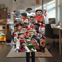 AFC Ajax logo Print FlAannel Blanket, High quality Comfortable for All Seasons, Home Decor, Warmth and Comfort 80cm x 120cm