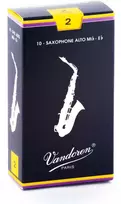 Liežuvėlis alto saksofonui Vandoren Traditional SR212 Nr. 2.0