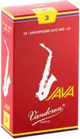 Liežuvėlis alto saksofonui Vandoren Java Raudona SR263R Nr. 3.0