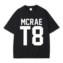 Singer Tate Mcrae T8 Graphic T Shirts Men Women Fashion Vintage Trend T-shirt Summer Male Casual Oversized Crewneck Short Sleeve S įvairiaspalvis