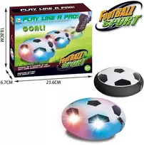 Skriejantis futbolo kamuolys - diskas su LED Hoverball Football sport