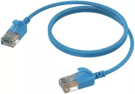 Procab PROCAB CSD560BU/2 Slimline tinklo kabelis - CAT6A RJ45 - RJ45 U/UTP mėlyna versija - 2 m