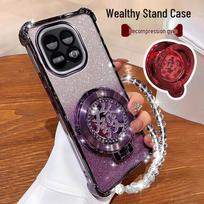 iQOO Phone Case: 5G Chinese Style with Gyro Stand & Full Coverage Lens Film for iQOO12/13/15 - Protective for Women iQOO 11