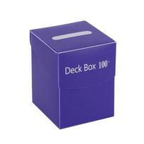 1 Box Game Trading Card Box, Solid Color Card Box, Card Holder Storage Box For Trading Cards, Sports And Games violetinė