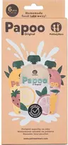 Petite&Mars Papoo Original - daugkartiniai maisto maišeliai, 6 vnt | Vaisius