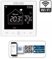 Grand Meyer® SN10 Programuojamas termostatas su WIFI, laidinis, savaitinis, potinkinis, 230V, 16A