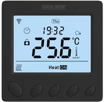 Grand Meyer® W390 Programuojamas termostatas su WIFI, laidinis, savaitinis, potinkinis, 230V, 16A
