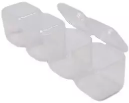 Oem Plastikinė dėžutė - 55x45x15 mm - Rakinamas konteineris - Tvarkyklės