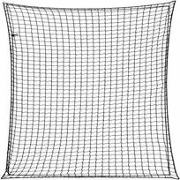 Priekabos tinklas su elastine virve, juodas, 3x3m, PP