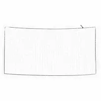 Priekabos tinklas su elastine virve, baltas, 7x3,5m, PP