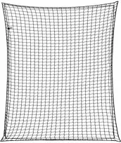 Priekabos tinklas su elastine virve, juodas, 3,5x3m, PP