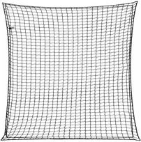 Priekabos tinklas su elastine virve, juodas, 4x4m, PP