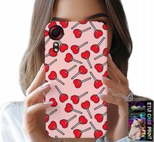 Etui Do Samsung Galaxy Xcover 7 - Kobiece, Modne Wzory Lizaki W Serca Case