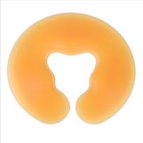 Soft Massage Face Relax Pillow Silicone SPA Beauty Salon Skin Care Head Cushion Pad oranžinė