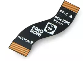 35 mm PCIe vamzdžio lankstus kabelis skirtas NVMe Base ir Raspberry Pi - Pimoroni PIM703