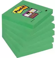 Staples POST-IT blokelis SUPER STICKY 654-6SS-AW, as1 pargus žalias, 76x76 mm, 90 lapų, 6 vnt.