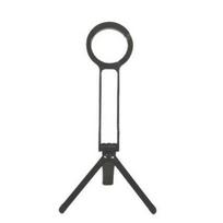 Alloy Magnetic Phone Holder: Portable Folding Tripod for Photography, Mountaineering, and Desktop Use (Horizontal/Vertical). juoda