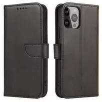 Hurtel Magnet Xiaomi 14 Pro atverčiamas and wallet – dėklas telefonui juodos spalvos
